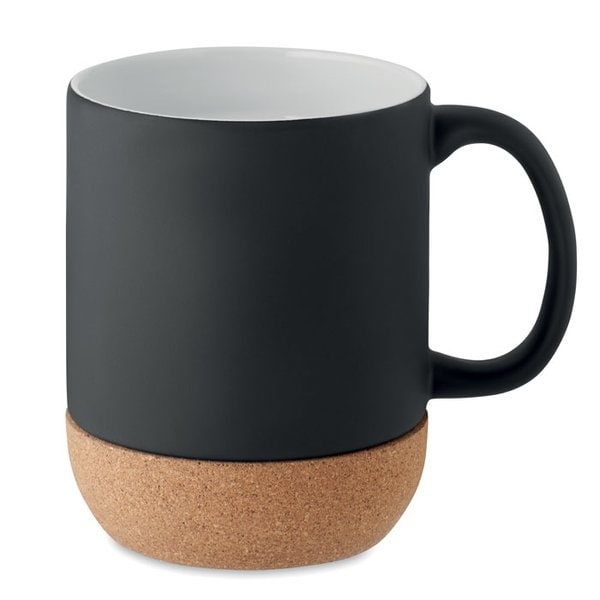 MATT Kaffeebecher mit  Kork 300 ml - GiftRetail MO6839