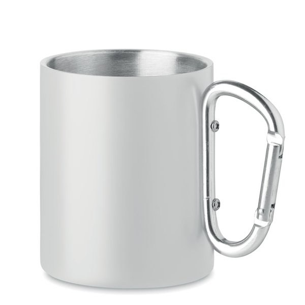 AROM Trinkbecher mit Karabiner - GiftRetail MO6918