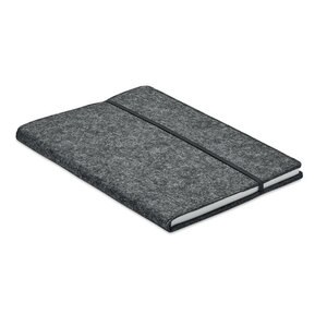 FELTBOOK DIN A5 Notizbuch RPET-Filz - GiftRetail MO2093