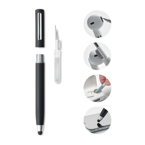 CLEANPEN Multifunction Stylus Pen with TWS Earbud Cleaner - GiftRetail MO6936