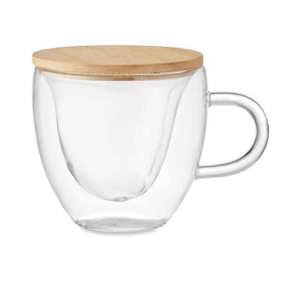 CORAMUG Doppelwandiges Borosilikatglas - GiftRetail MO6937