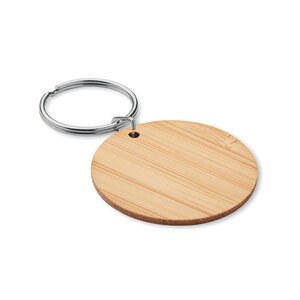 ROUNDBOO Schlüsselring Bambus, rund - GiftRetail MO6977