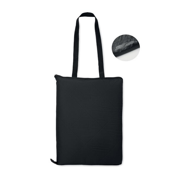 PACAM Quilted Foldable Picnic Blanket with Tote - GiftRetail MO2136