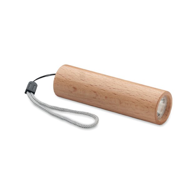 LITE Eco-Friendly Beech Wood Rechargeable LED Torch