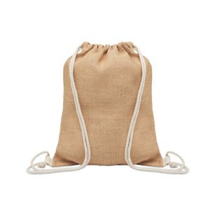 FUKURO Jute Beutel mit Kordelzug - GiftRetail MO2190