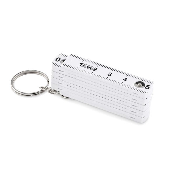 FUSTER Compact Carpenter's Folding Ruler Keychain 50cm - GiftRetail MO2238