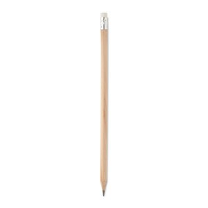 Eco-Friendly Natural Pencil with Eraser - 100 Pack - GiftRetail MO2248
