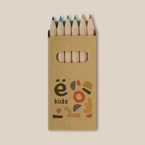Goya 30077 - Set mit 6 Buntstiften in Kraftbox KRAFT