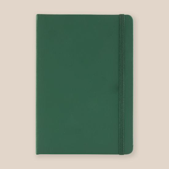 Goya 30083 - A5 Notizbuch PU-Cover, elastisches Band, 96 Seiten LUXE