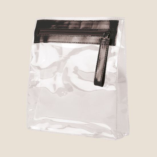 Goya 34026 - Transparente PVC-Tasche mit Reißverschluss, 3 Farben AGATHA