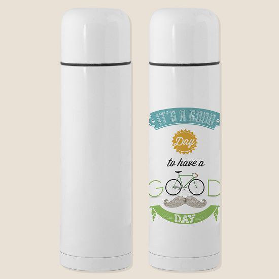 Goya 38536 - Edelstahlflasche 500 ml, Sublimationsfinish MOKA