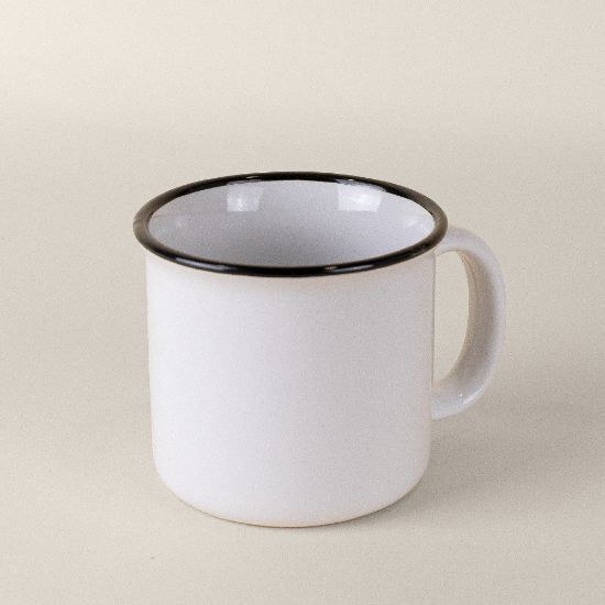 Goya 38534 - Vintage-Stil Keramikbecher, 280 ml, bunt ENAMEL