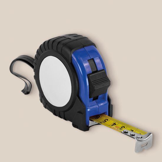 Goya 39091 - ABS Maßband 5m mit Gummi, Clip, Farbdetail BRIC