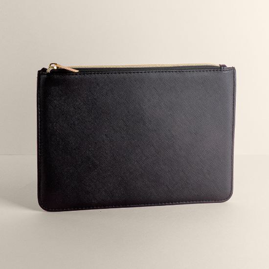 Goya 50537 - Gepolsterte PU Kulturtasche mit Metallreißverschluss IN-STYLE