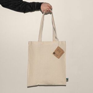 Goya 50607 - Fairtrade Baumwolltasche 140gr mit langen Henkeln SPLIT