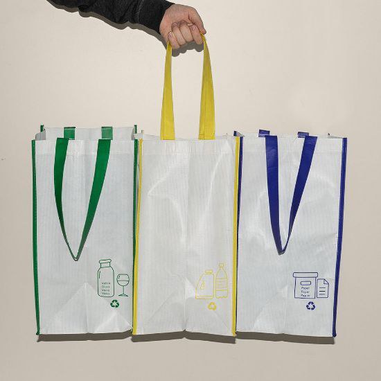 Goya 52014 - 3er Set RPET Recycling für Abfallarten FOREST