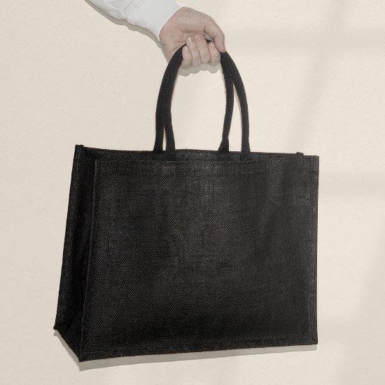 Goya 52558 - Jute-Tasche mit Baumwollgriffen und Innenlaminierung NATIVE