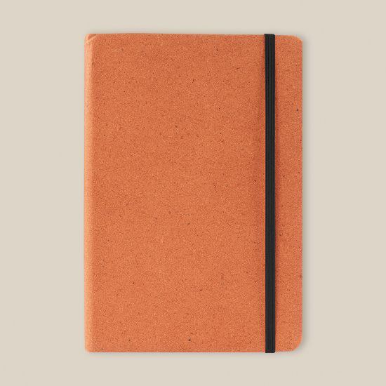 Goya 52579 - A5 Notizbuch Hardcover, Lesezeichen, Elastikband, Recyceltes Leder ROGUE