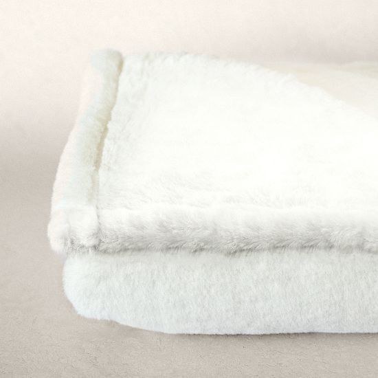 Soft 500 gr/m² Polyester Blanket with Cotton Ribbon KANIN