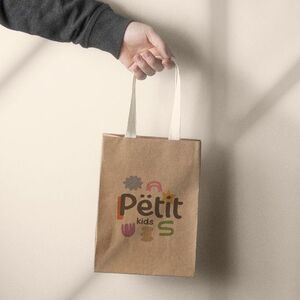 Goya 53576 - Kleine Premium Geschenktasche mit Baumwollgriffen FSC LITT
