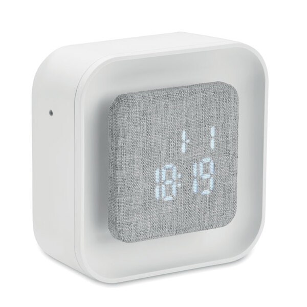 LUCE Wecker aus recyceltem ABS/RPET - GiftRetail MO2299