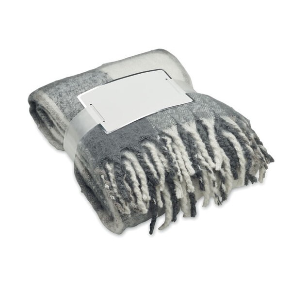 QUET Karierte Mohair-Decke - GiftRetail MO2382
