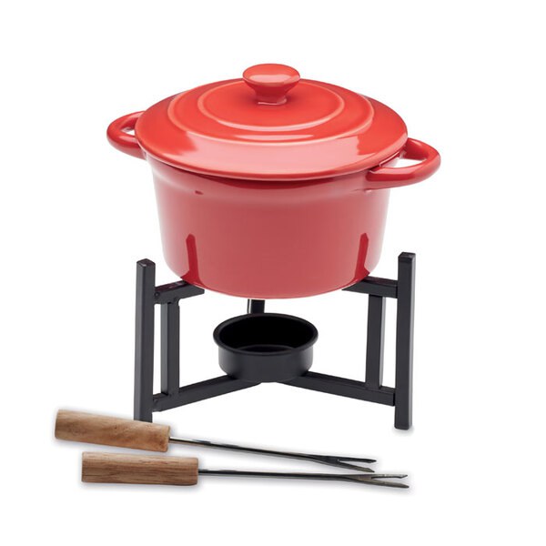 BIG KASE Keramik-Fondue-Set 300 ml - GiftRetail MO2386