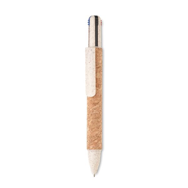 ARBOCHO 4-Farb-Kugelschreiber Kork - GiftRetail MO2421