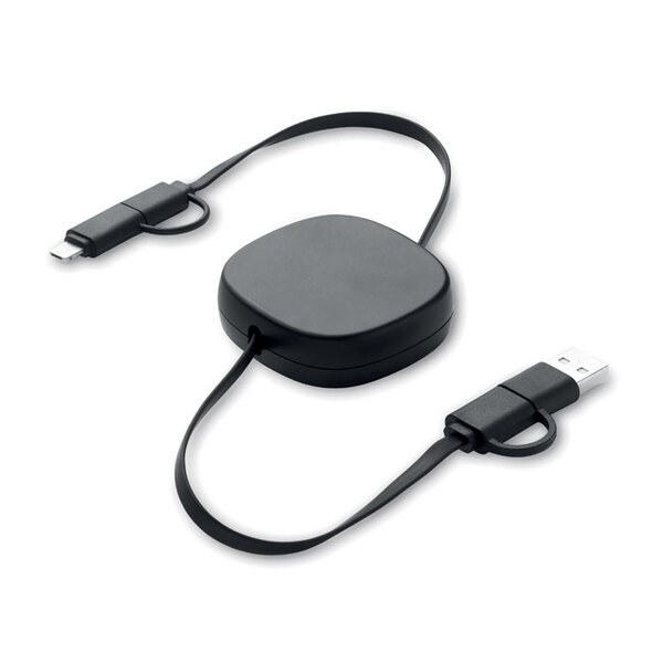 LINEA 60W retractable charging cable - GiftRetail MO2425