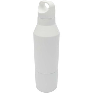 Odessy 600 ml RCS certified recycled stainless steel insulated bottle with 300 ml cup - EgotierPro 100840