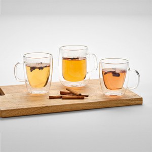 Elbe 350 Tasse Borosilikat Glas 300 ml - Aodaci AMG012