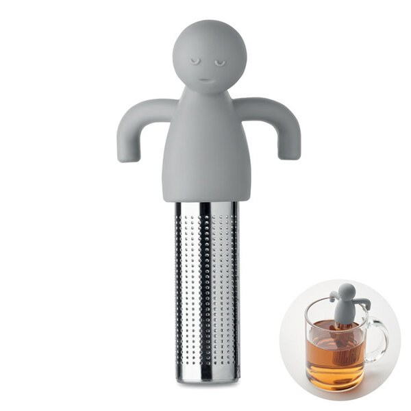 NINOT Tee-Ei Edelstahl/Silikon - GiftRetail MO2604