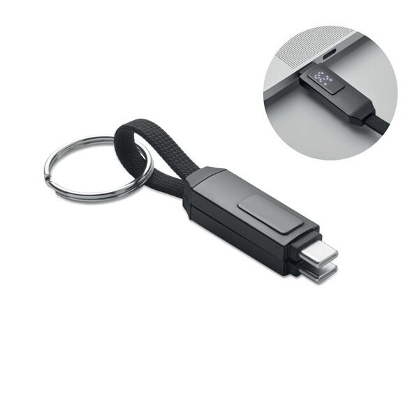 KEYSTO 60W Schlüsselring-Ladekabel