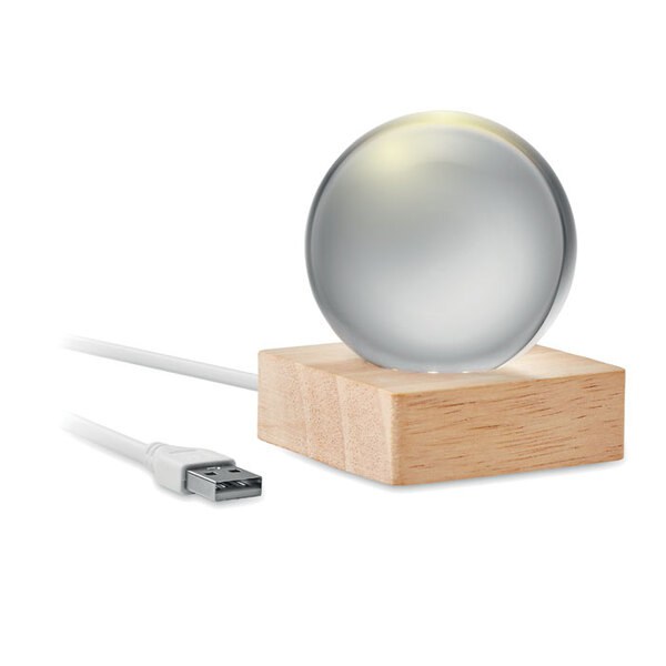 LIGHT LED-Glaskugel - GiftRetail MO2689