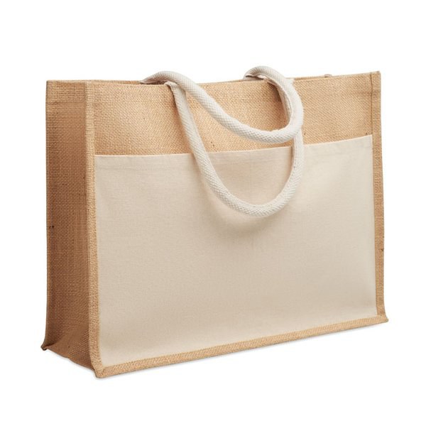 BAGA Einkaufstasche aus Jute - GiftRetail MO2858