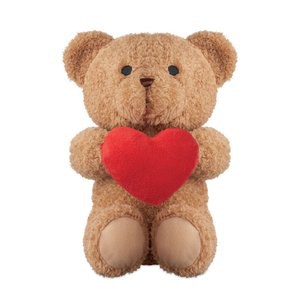 SNUGGLE Teddy bear with heart 23cm - GiftRetail MO2949