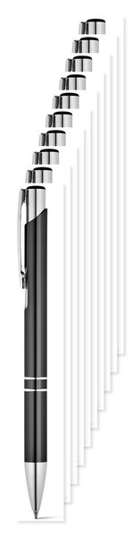 Aluminium-Kugelschreiber mit Clip