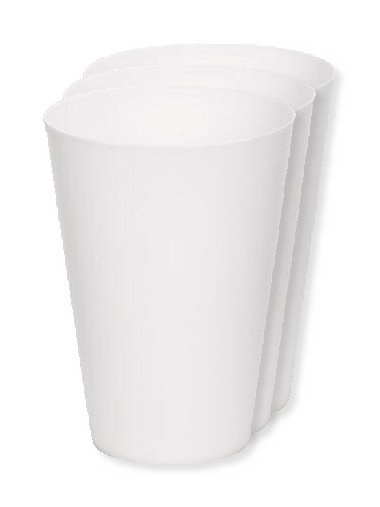 Pack mit 30 GiftRetail MO6375 - FESTA LARGE Wiederverwendbarer Becher 300ml