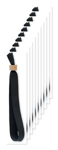 Pack mit 10 GiftRetail MO6706 - FIESTA Armband RPET-Polyester