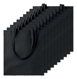 Pack mit 100 GiftRetail MO9268 - COTTONEL COLOUR + Shopping Bag Cotton 140g/m²