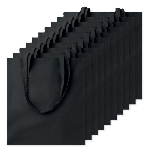Pack mit 100 GiftRetail MO9268 - COTTONEL COLOUR + Shopping Bag Cotton 140g/m²