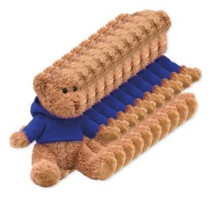 Pack mit 10 GiftRetail MO7375 - JOHNNY Teddybär mit Hoody 