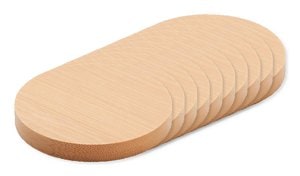 Pack mit 100 GiftRetail MO9926 - DAKAI Untersetzer & Kapselheber