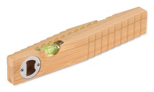 Pack mit 100 GiftRetail MO6495 - SPIREN Wasserwaage und Flaschenöffner