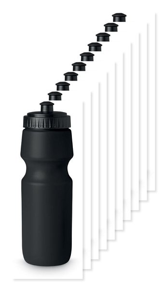 Pack mit 10 GiftRetail MO8933 - SPOT SEVEN Trinkflasche PE 700ml