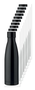 Pack mit 100 GiftRetail MO9812 - BELO BOTTLE Edelstahl Isolierflasche 500ml
