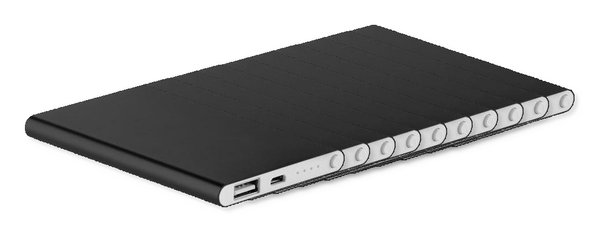 Pack mit 100 GiftRetail MO8735 - POWERFLAT Powerbank 4000 mAh