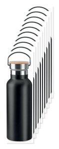 Pack mit 10 GiftRetail MO9431 - HELSINKI Isolierflasche 500ml