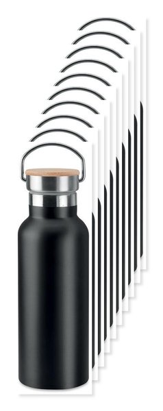 Pack mit 100 GiftRetail MO9431 - HELSINKI Isolierflasche 500ml