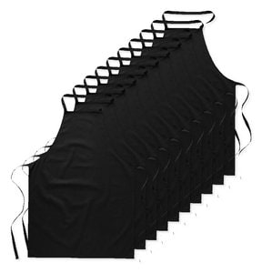 Pack mit 10 GiftRetail MO7251 - KITAB Vielseitige Baumwollschürze für Küche und Garten